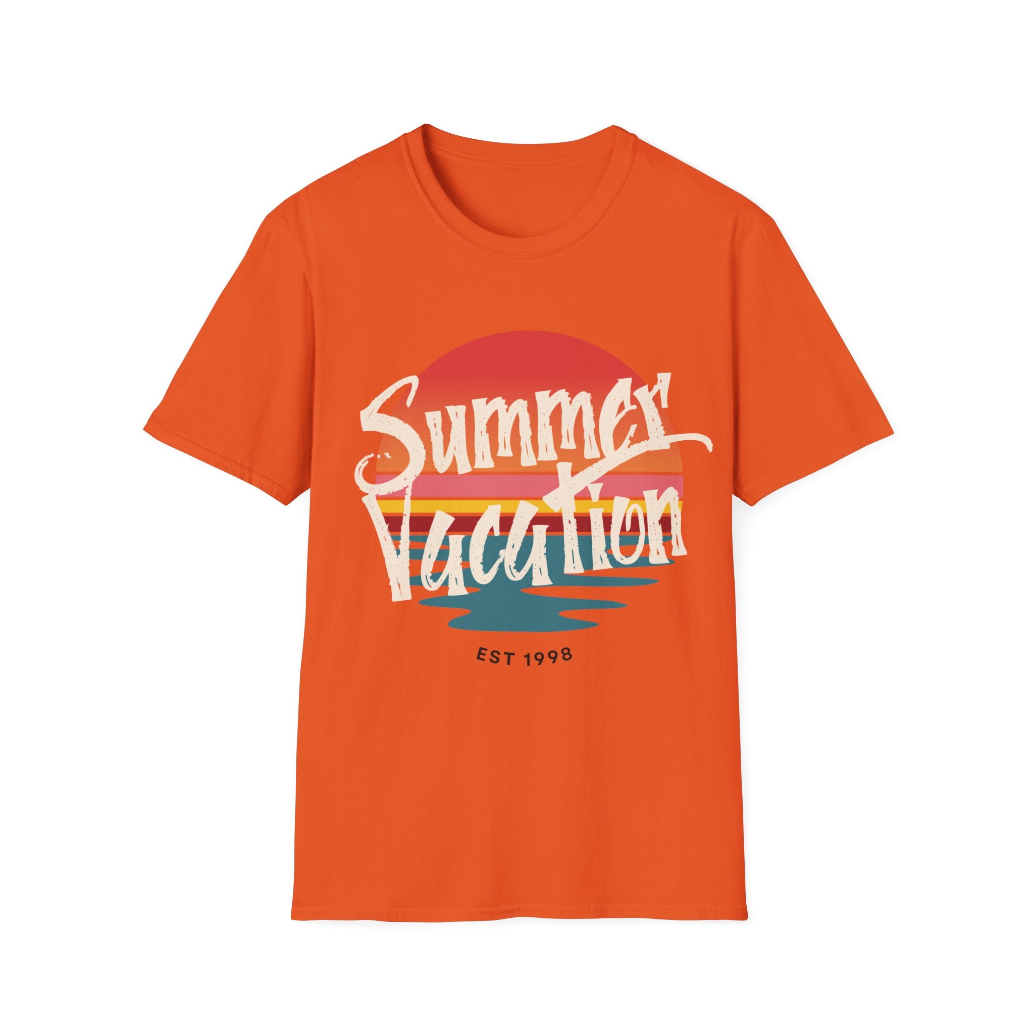Retro Sunset Summer Vacation T-Shirt