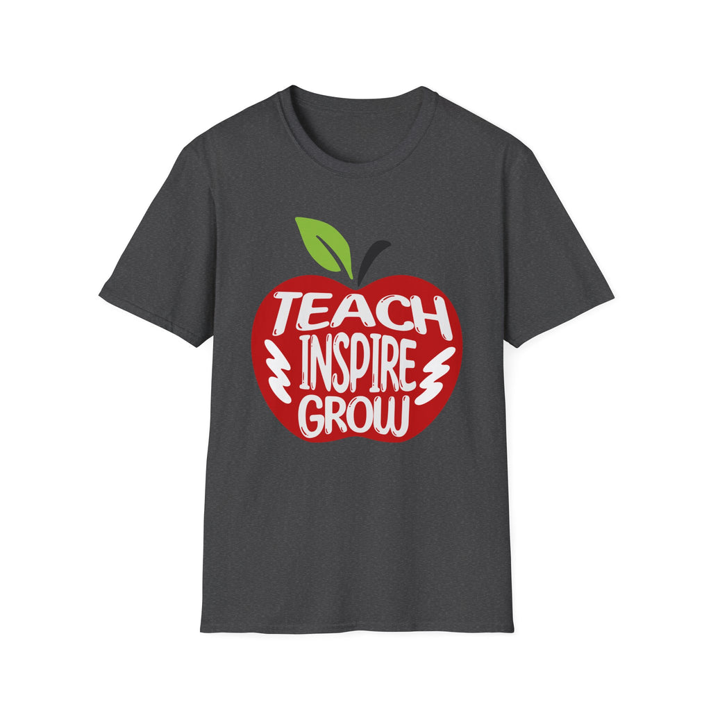 "Teach Inspire Grow" Apple T-Shirt