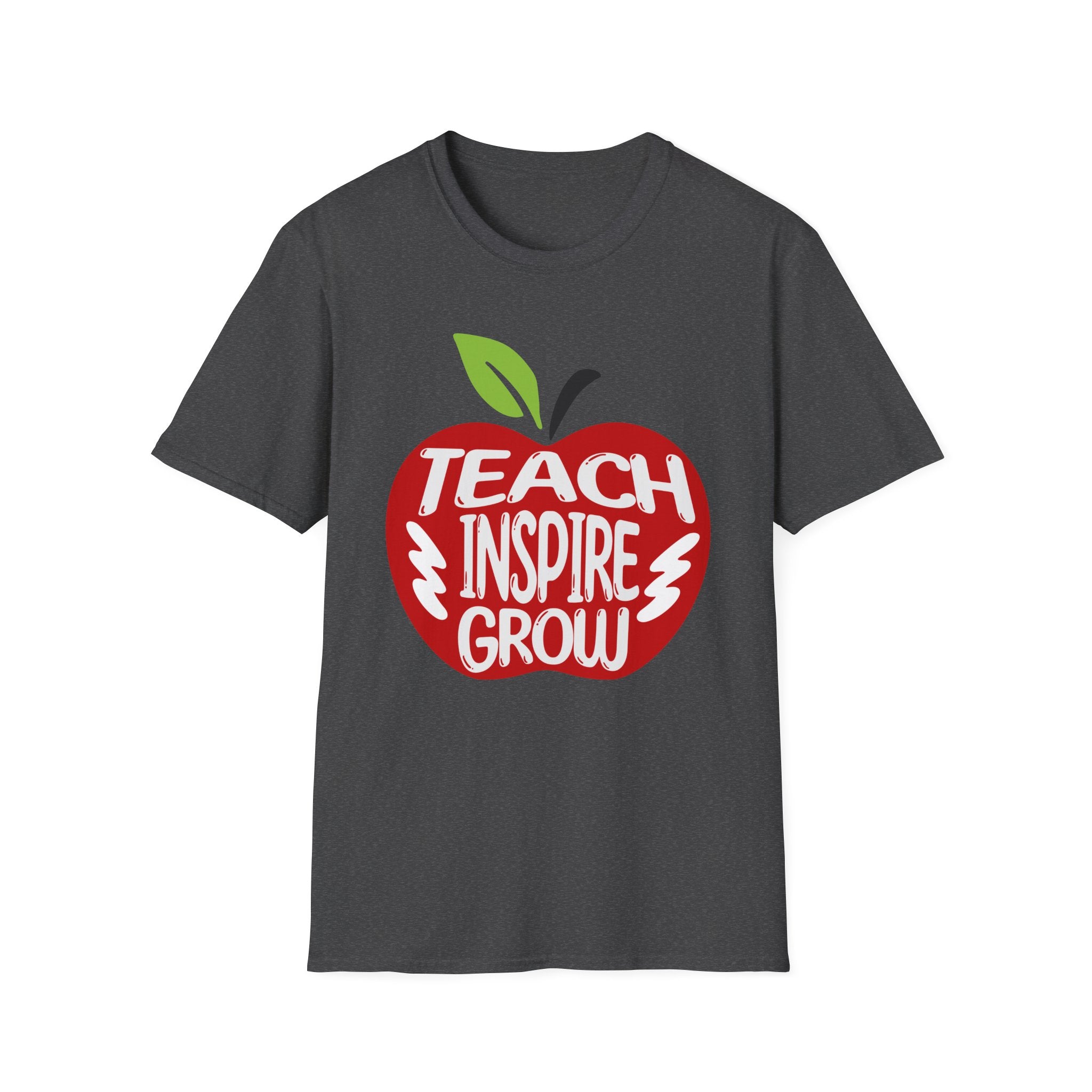 "Teach Inspire Grow" Apple T-Shirt