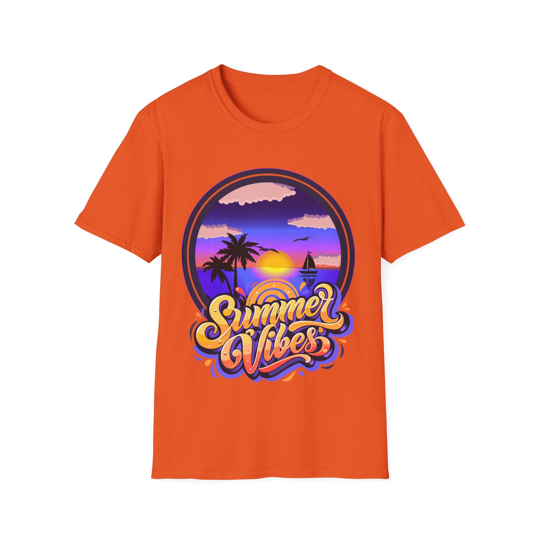 Tropical Sunset Summer Vibes T-Shirt
