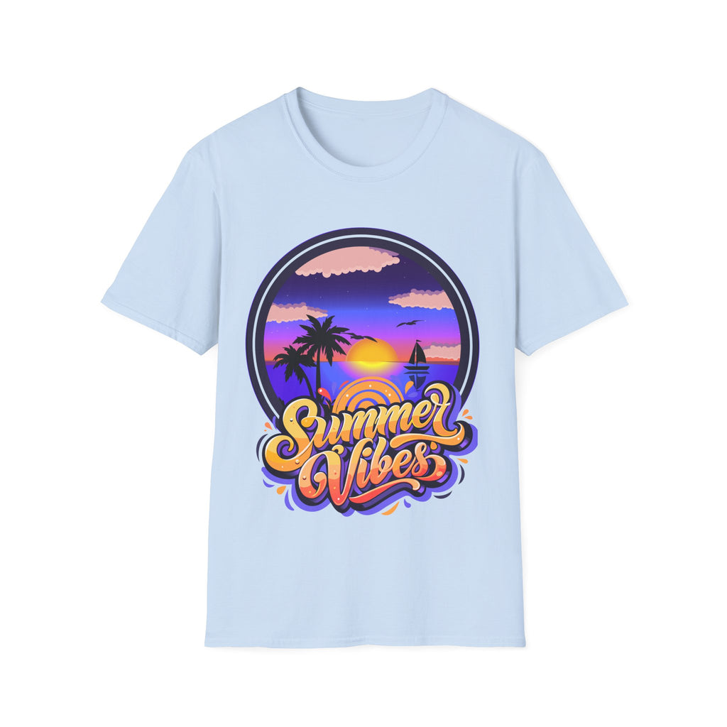 Tropical Sunset Summer Vibes T-Shirt