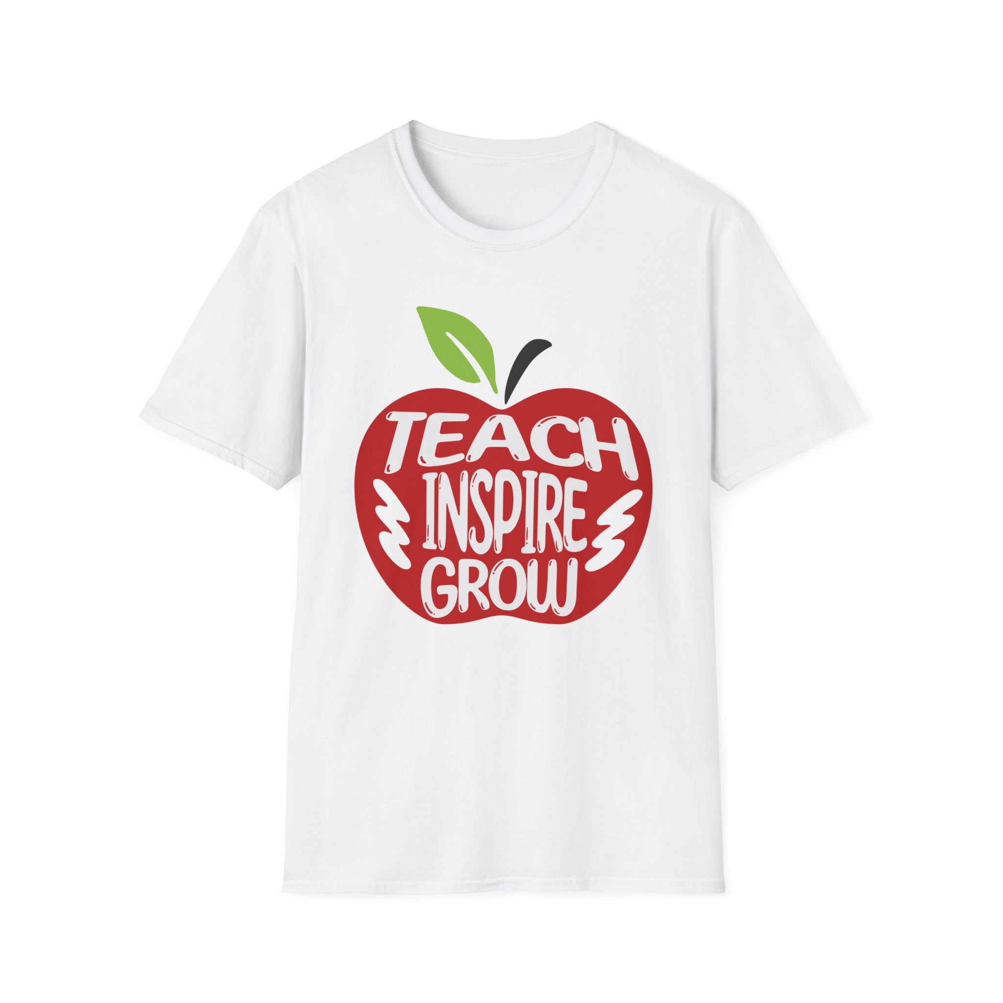 "Teach Inspire Grow" Apple T-Shirt