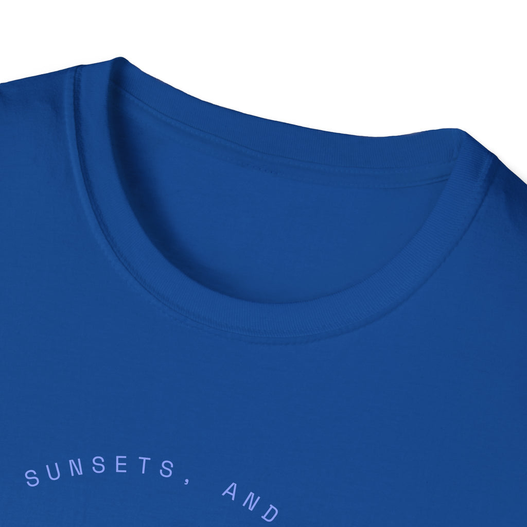 Beaches, Sunsets, and No Grades Summer Vacation T-Shirt