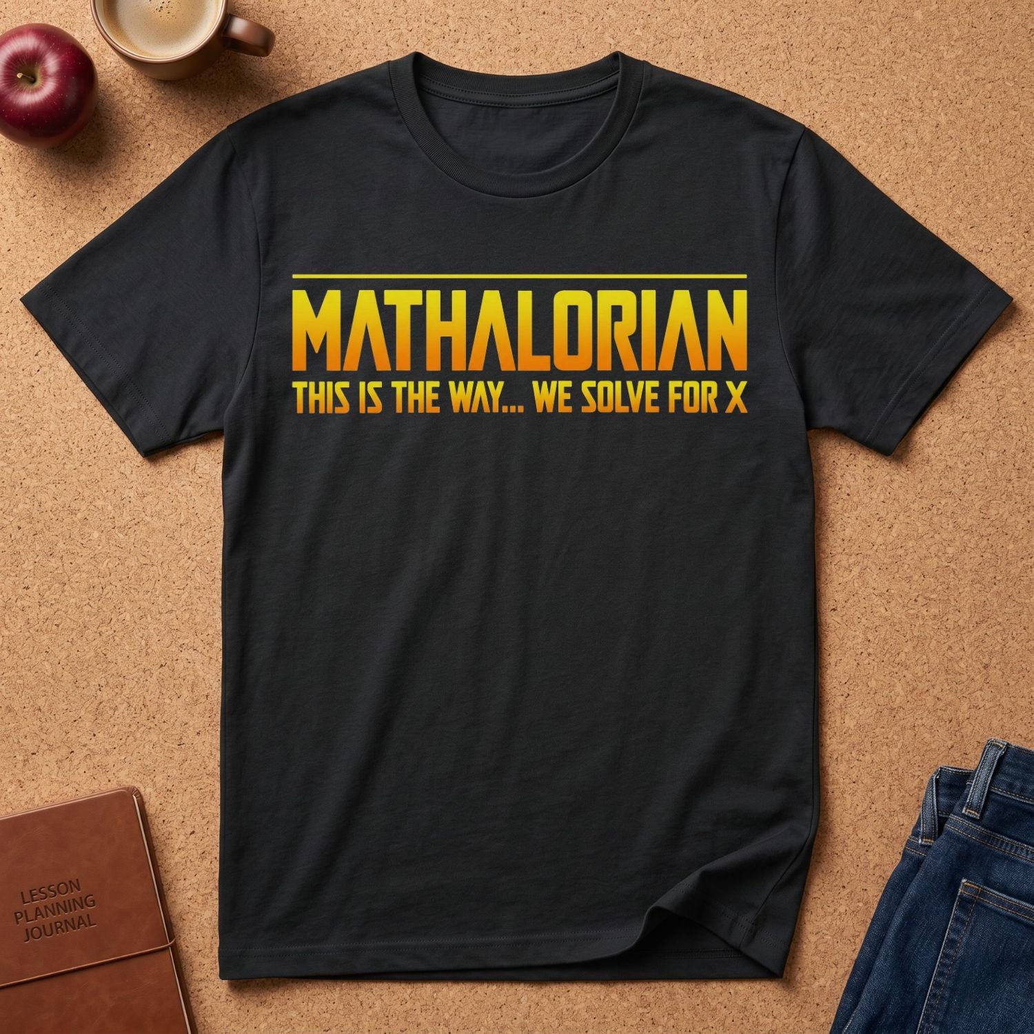 Mathalorian "This Is The Way...We Solve For X" T-Shirt