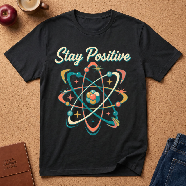 Stay Positive Atom T-Shirt
