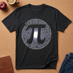Pi Symbol T‑Shirt — Circular Pi Digits Graphic Tee for Math Teachers