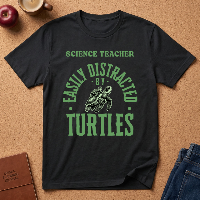 Easily Distracted by Turtles T-Shirt