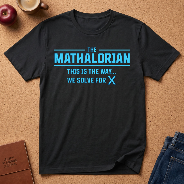 Mathalorian T-Shirt — "This Is The Way... We Solve for X"