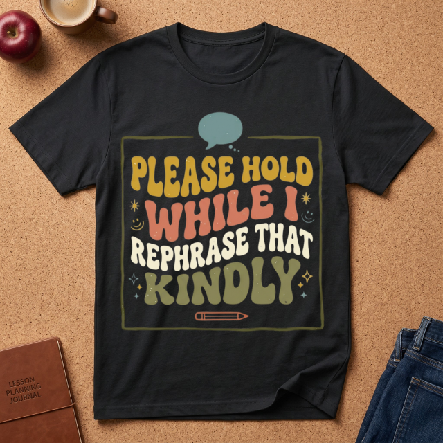 Please Hold While I Rephrase That Kindly T-Shirt