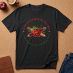 "Being Authentic Is The Only Way" Apple T-Shirt — Graphic Tee