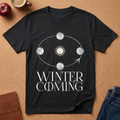 'Winter Is Coming' Earth-Sun Seasons Diagram T-Shirt