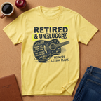Retired & Unplugged Guitar T-Shirt