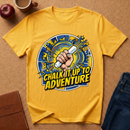 Chalk It Up to Adventure T-Shirt — Chalkboard Teacher & Classroom Adventure Tee