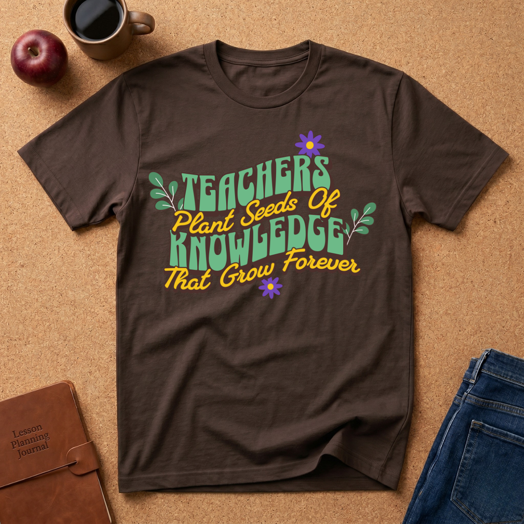 Teacher's Plant Seeds of Knowledge That Grow Forever T-Shirt