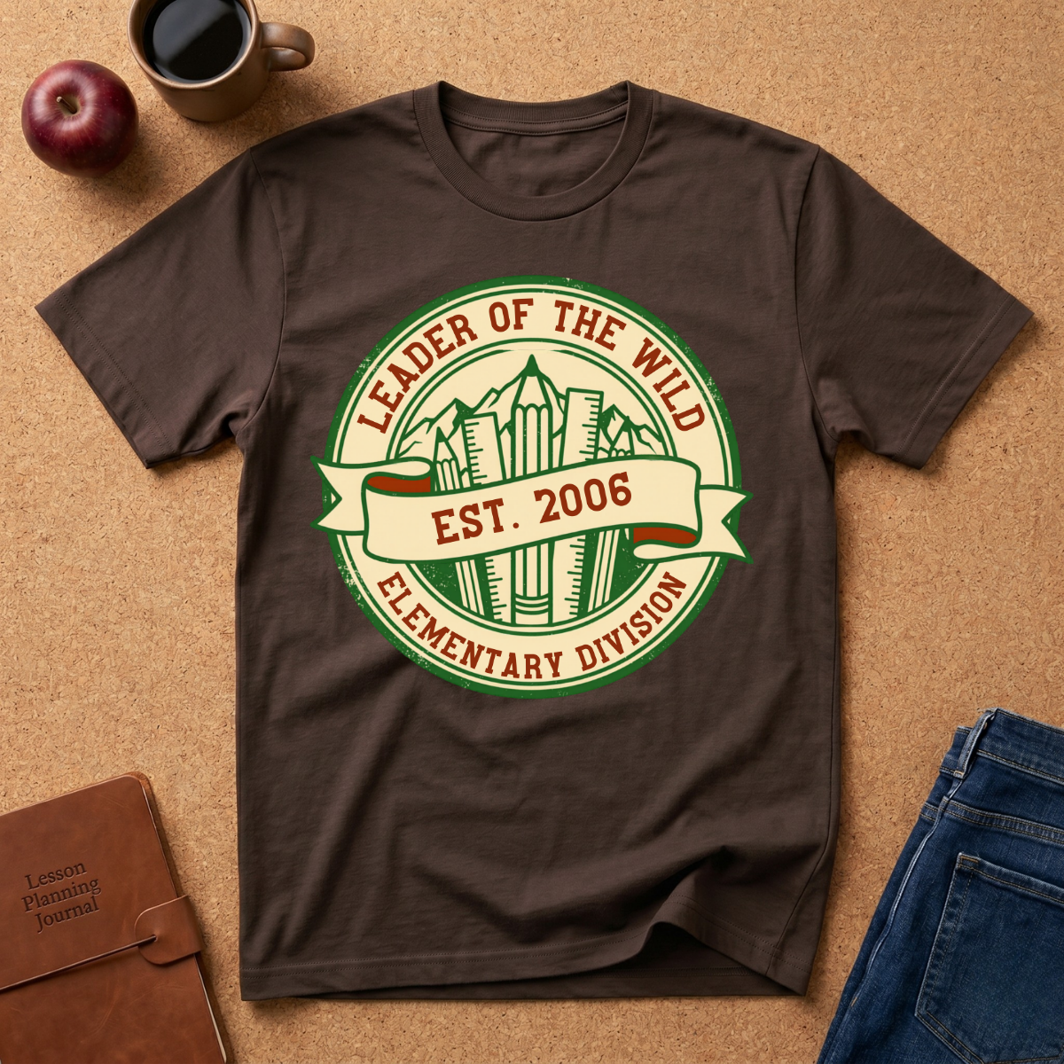 Leader of the Wild Elementary Division T-Shirt — Est. 2006 School Spirit Tee