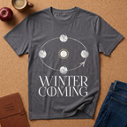 Winter Is Coming T-Shirt — Earth - Sun Seasons Diagram Graphic Tee