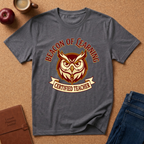 "Beacon of Learning" Certified Teacher Owl T-Shirt