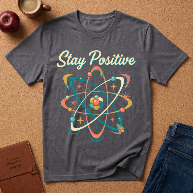 Stay Positive Atom T-Shirt