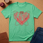 Star Teacher Heart T-Shirt — Retro Heart Graphic Tee