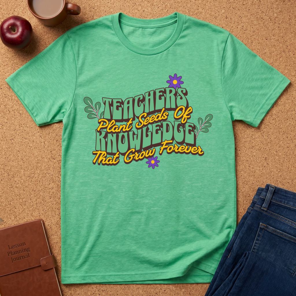 Teacher's Plant Seeds of Knowledge That Grow Forever T-Shirt