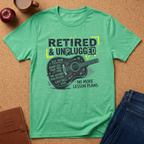 Retired & Unplugged Guitar T-Shirt