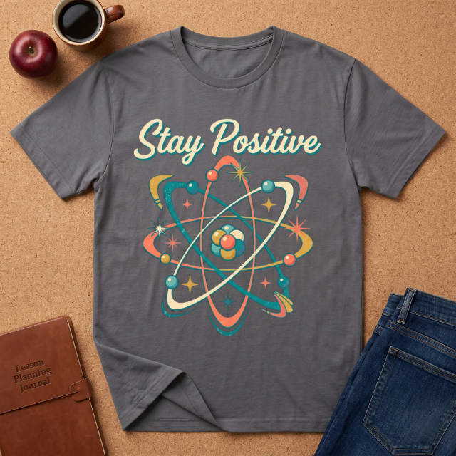 Stay Positive Atom T-Shirt