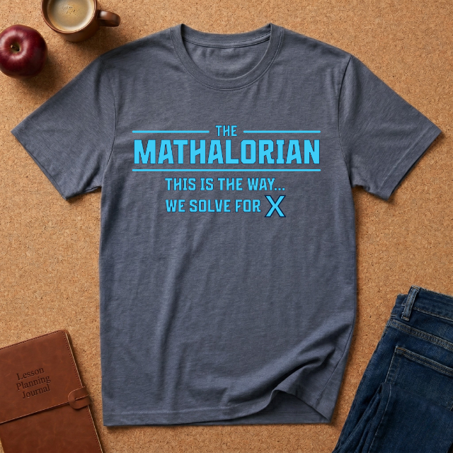 Mathalorian T-Shirt — "This Is The Way... We Solve for X"