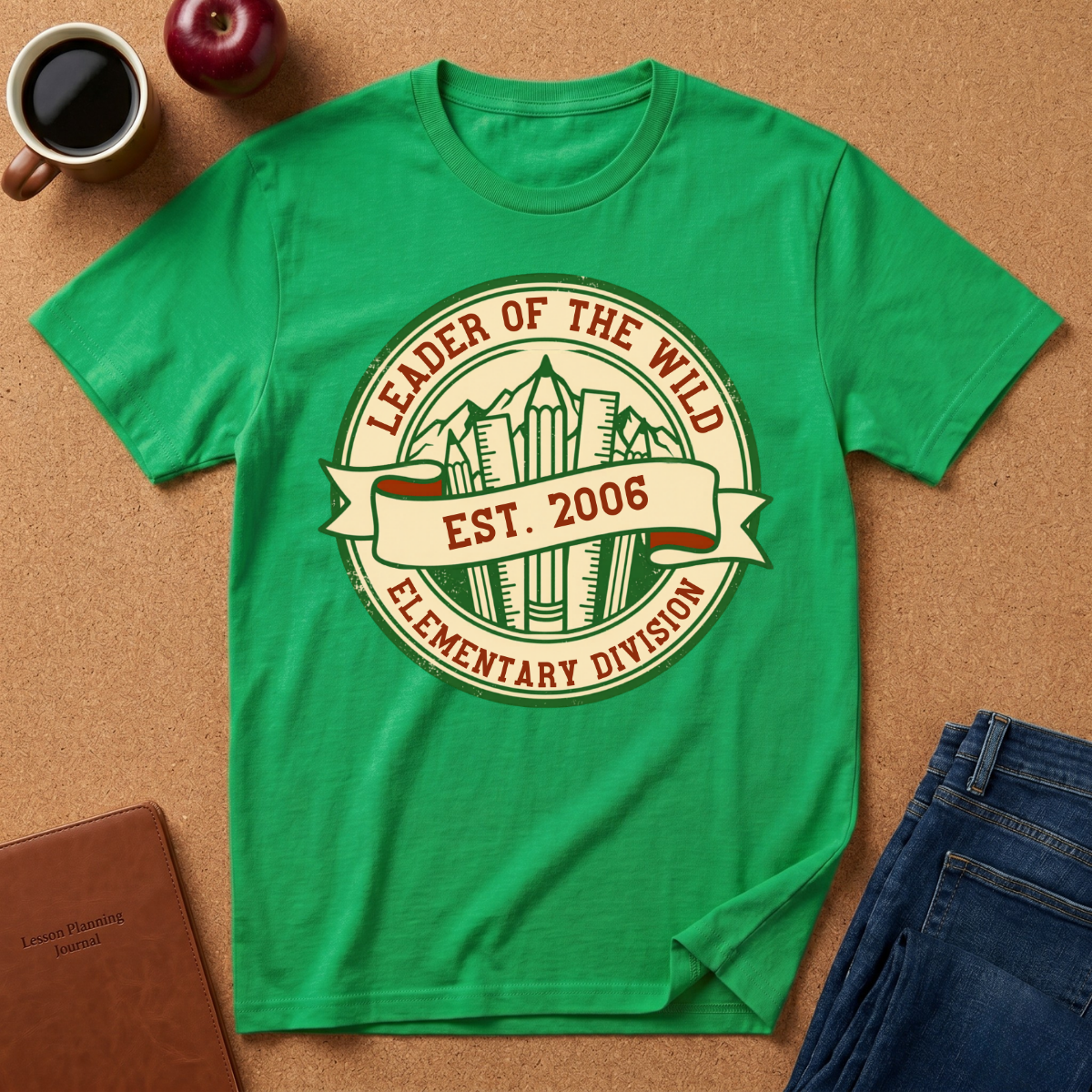 Leader of the Wild Elementary Division T-Shirt — Est. 2006 School Spirit Tee