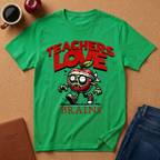 Teachers Love Brains T-Shirt — Funny Zombie Apple Teacher Tee