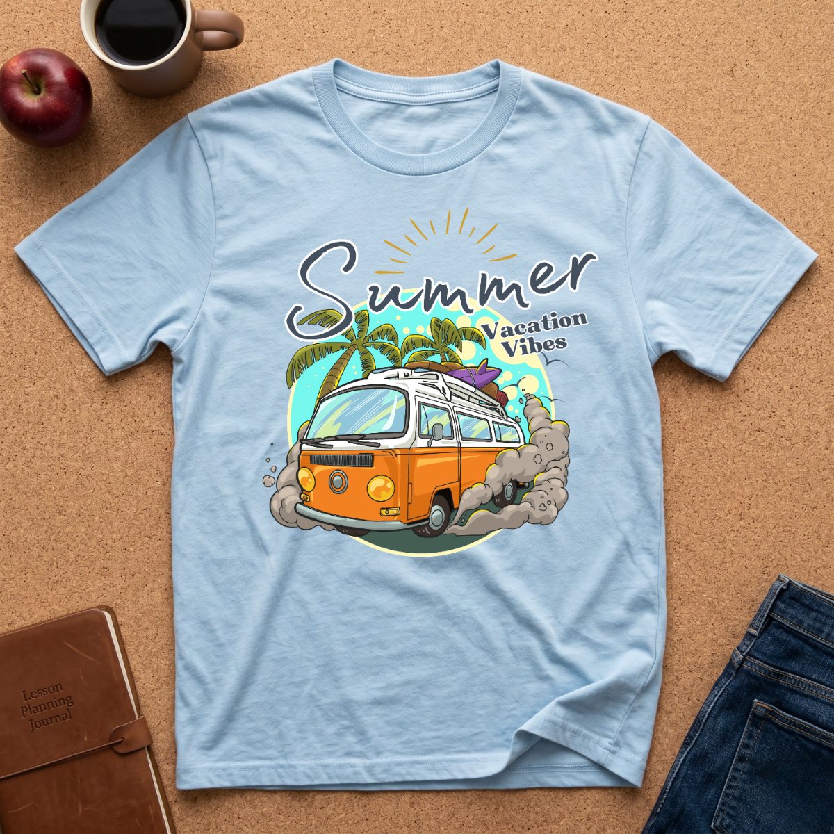 Camper Summer Vacation Vibes T-Shirt