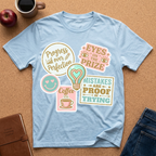 Positive Vibes T-Shirt — 'Mistakes Are Proof I'm Trying' Motivational Graphic Tee