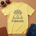 Educate Book Tree T-Shirt