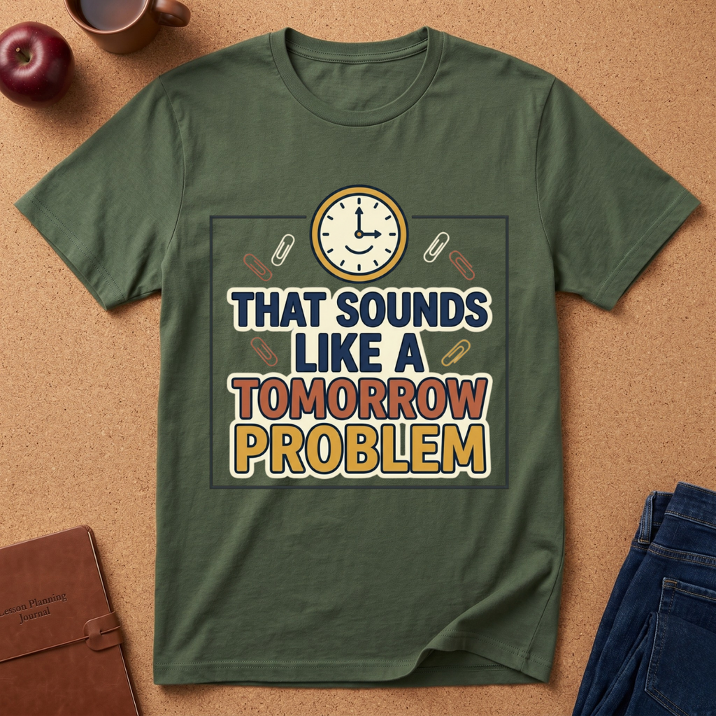 That Sounds Like A Tomorrow Problem T-Shirt – Funny Procrastination Tee
