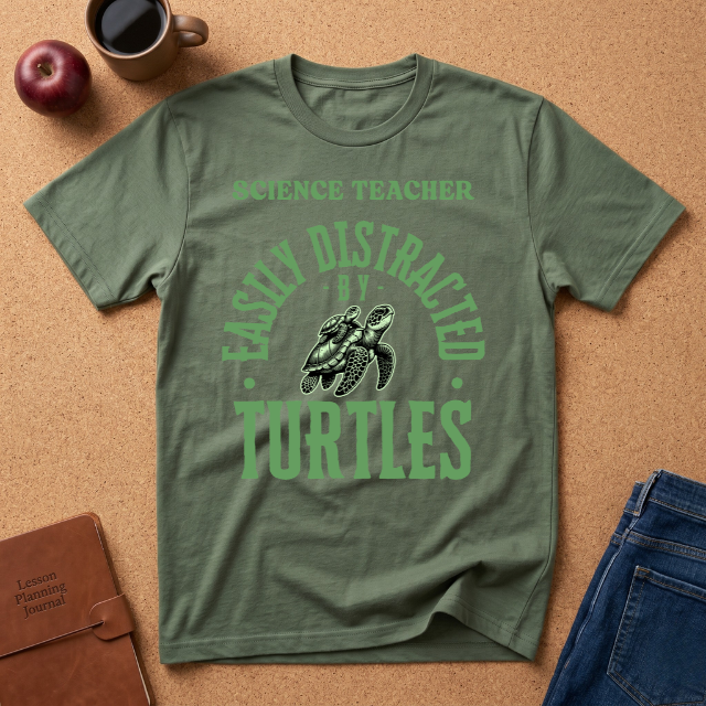 Easily Distracted by Turtles T-Shirt