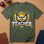Teacher Owl T-Shirt — School Spirit Tee