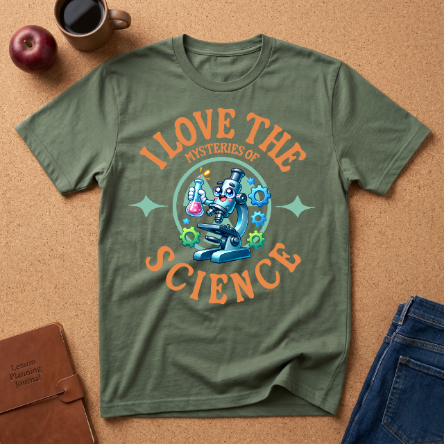 “I Love the Mysteries of Science” T-Shirt