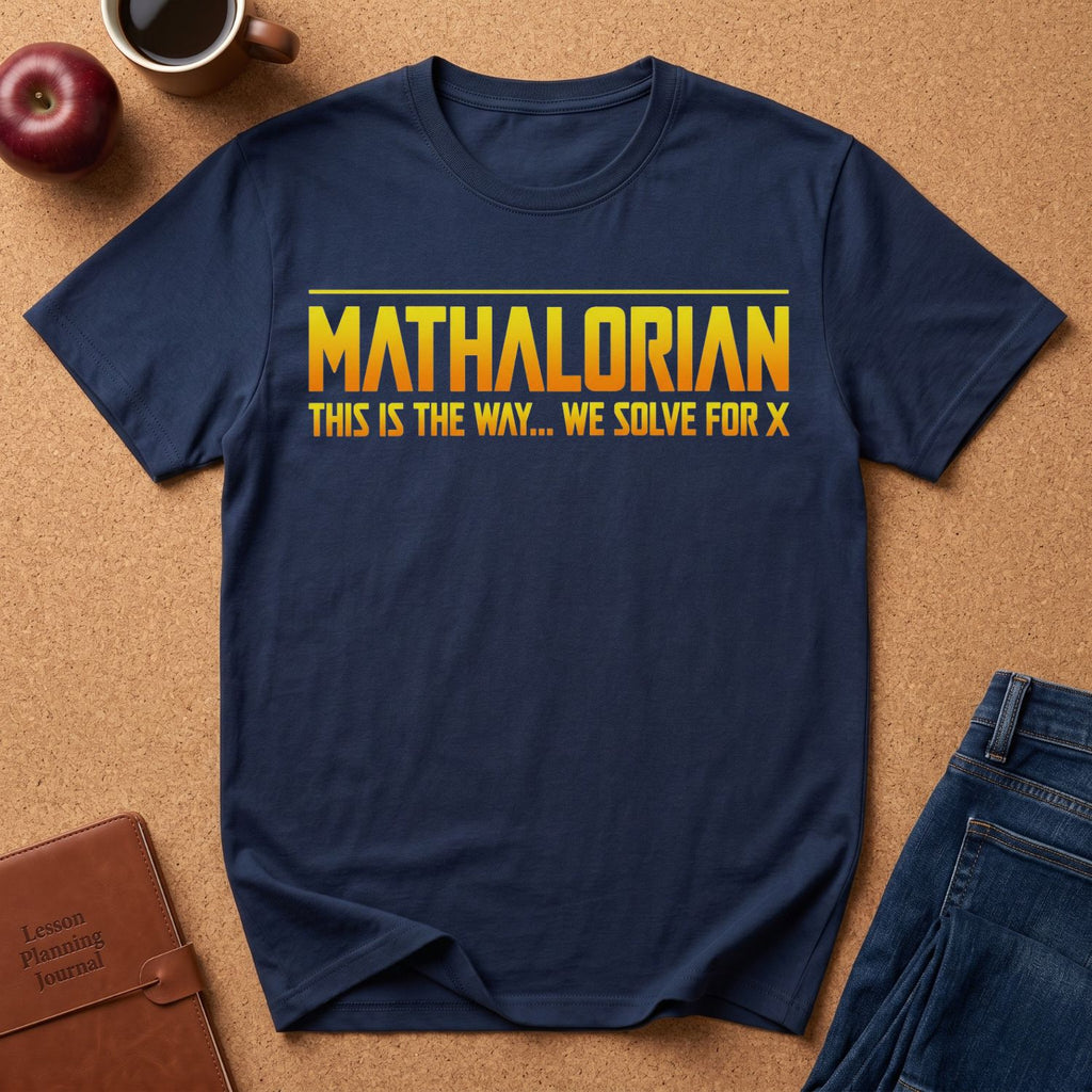Mathalorian "This Is The Way...We Solve For X" T-Shirt