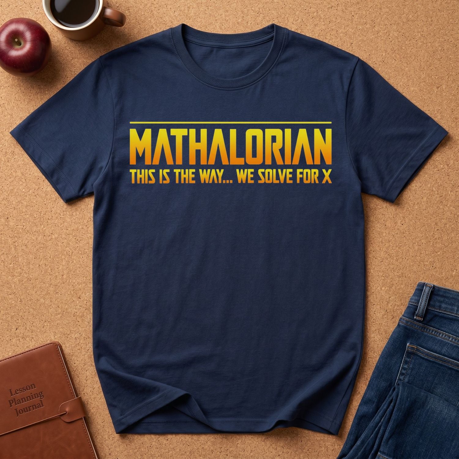 Mathalorian "This Is The Way...We Solve For X" T-Shirt