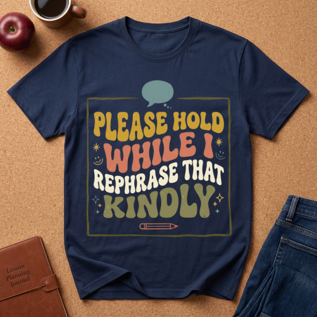 Please Hold While I Rephrase That Kindly T-Shirt