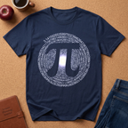 Pi Symbol T‑Shirt — Circular Pi Digits Graphic Tee for Math Teachers
