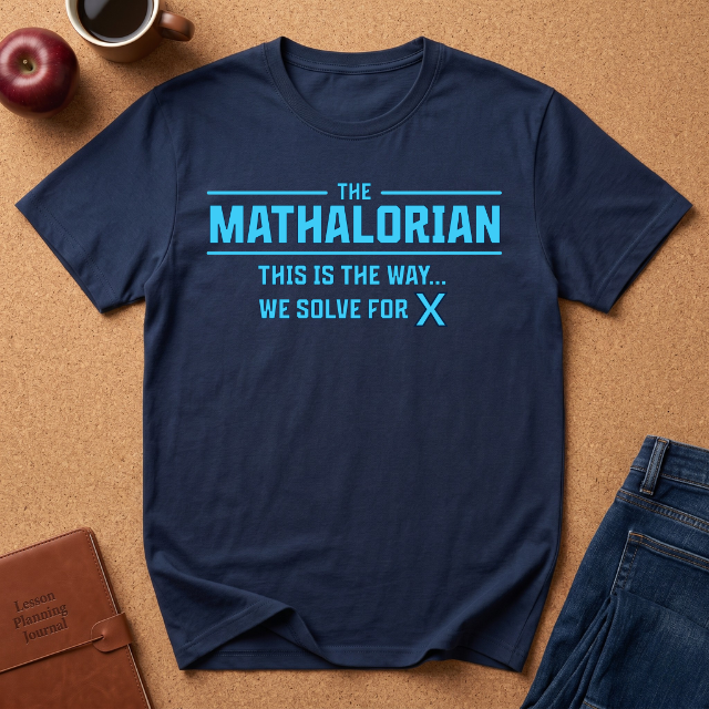 Mathalorian T-Shirt — "This Is The Way... We Solve for X"