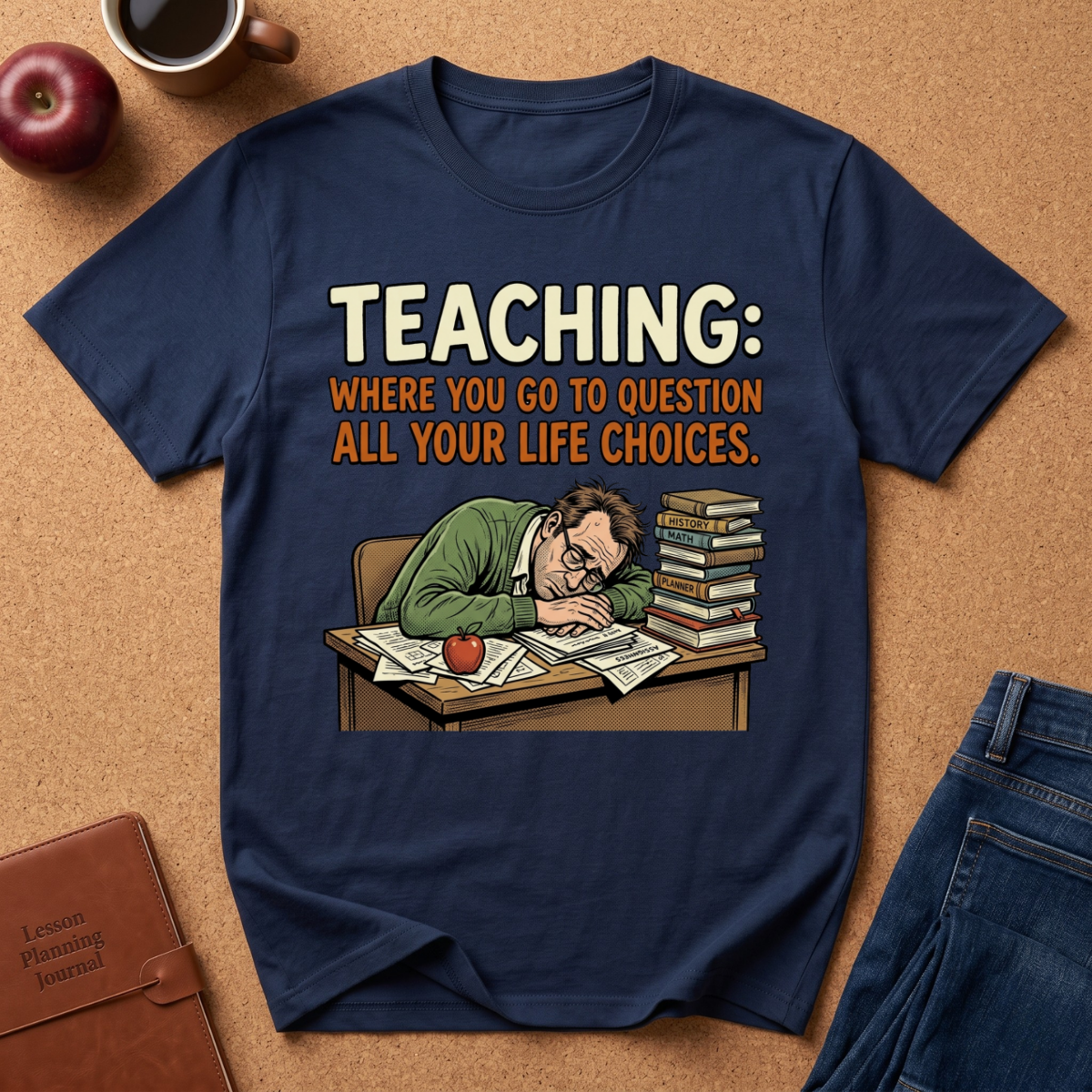 Teaching: Where You Go To Question All Your Life Choices T-Shirt