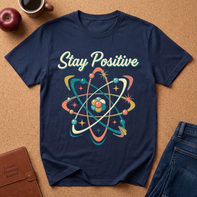 Stay Positive Atom T-Shirt