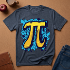 Pi Symbol Math T‑Shirt — Bold Math Streetwear Tee