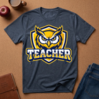 Teacher Owl T-Shirt — School Spirit Tee