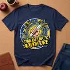Chalk It Up to Adventure T-Shirt — Chalkboard Teacher & Classroom Adventure Tee