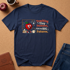 "Teaching Tiny Humans, Making BIG Futures" Cute Apple T-Shirt — Classroom Teacher Tee