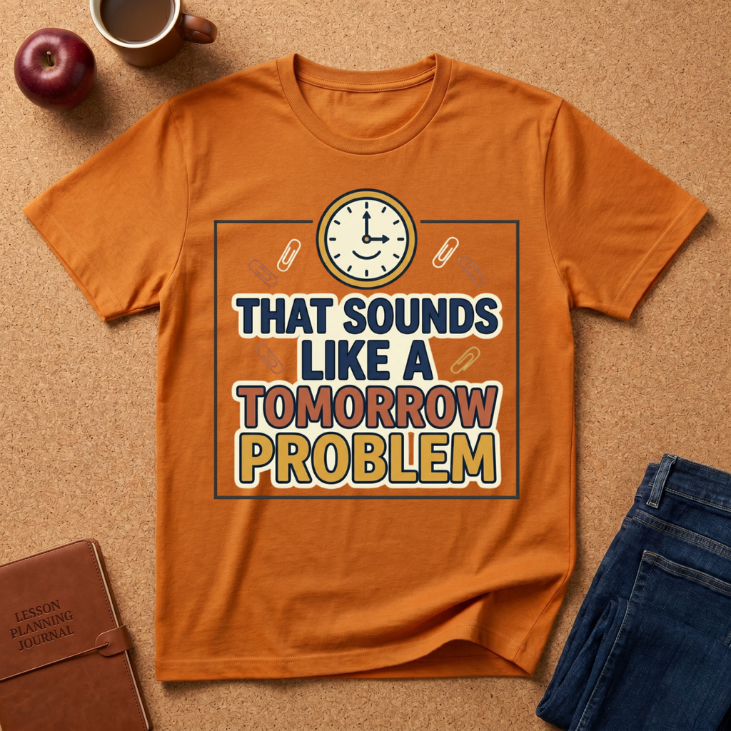 That Sounds Like A Tomorrow Problem T-Shirt – Funny Procrastination Tee