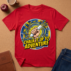 Chalk It Up to Adventure T-Shirt — Chalkboard Teacher & Classroom Adventure Tee
