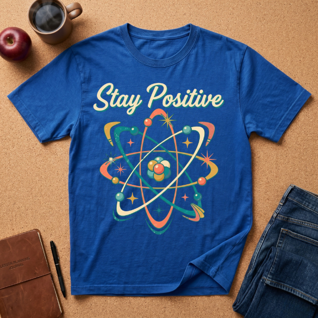 Stay Positive Atom T-Shirt